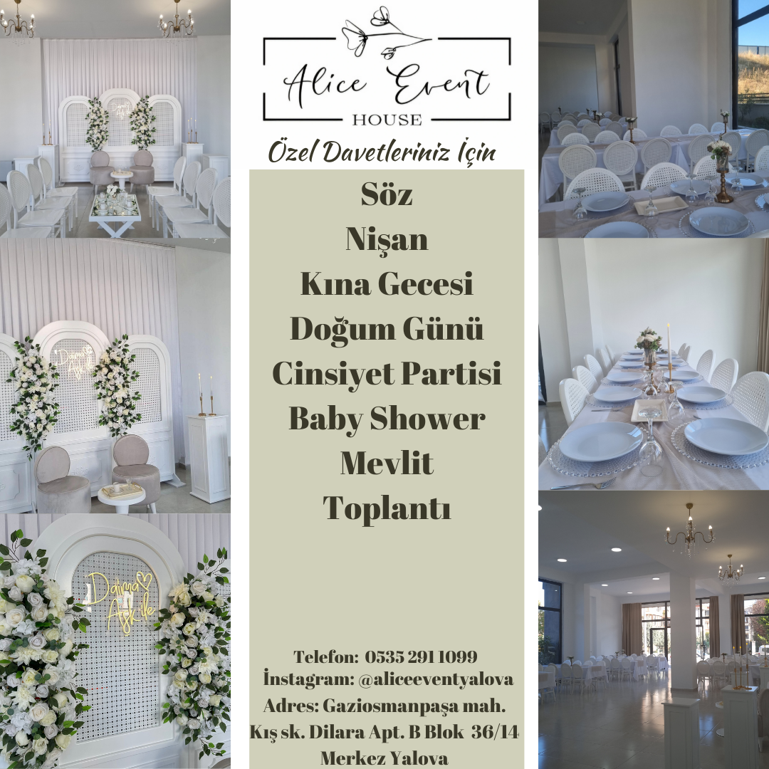 Alice Event House kır düğünü mekanı